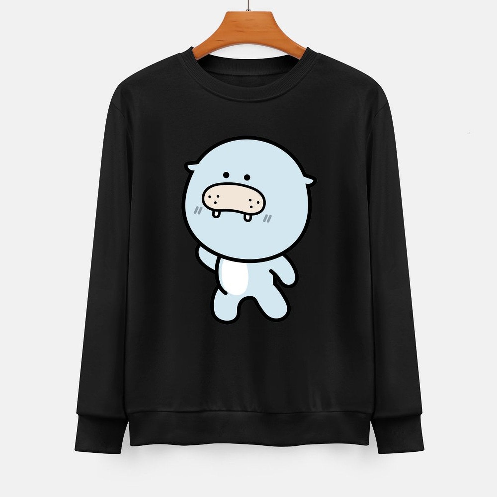 Front Patterned Long Sleeve TopTimelessComfort Heat-Transfer